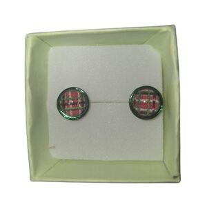 Plaid‎ Kid's Earrings